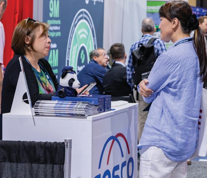 Attendees networking on the IANA Intermodal EXPO show floor